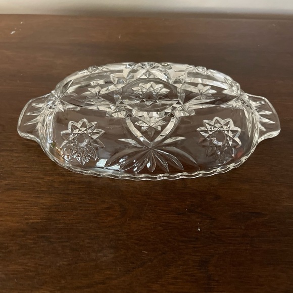 Vintage 1960s Anchor Hocking Divided Relish Dish 10" x 6". EUC - Picture 4 of 4